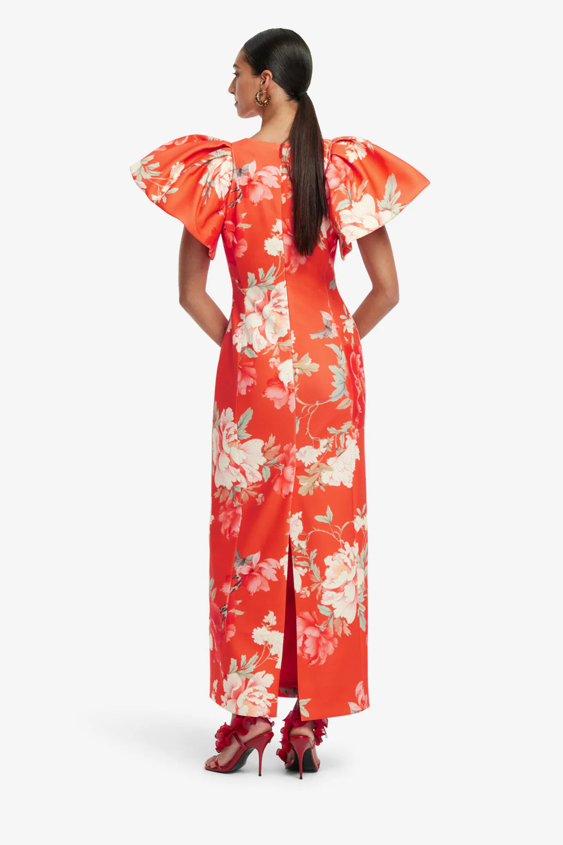 Leo Lin Lucinda Printed Maxi Dress - Saffron Peony Print