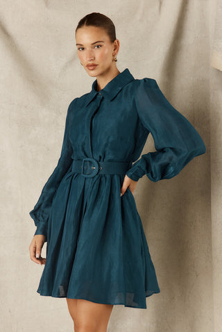 Sofia Irina Mini Shirt Dress - Sailor Bue