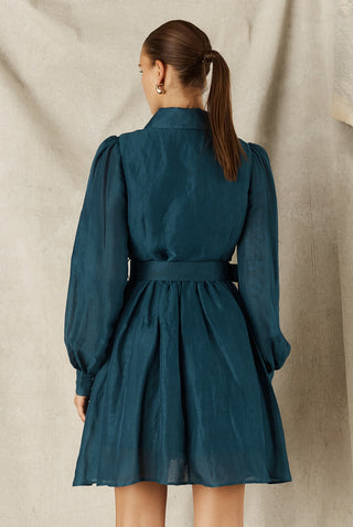 Sofia Irina Mini Shirt Dress - Sailor Bue