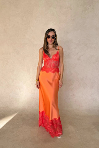 Sneaky Link Lilah Maxi Dress - Orange
