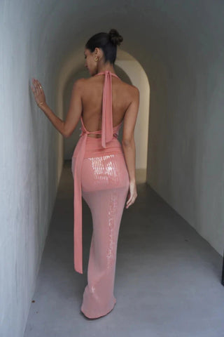 Deconduarte Lilou Dress - Coral