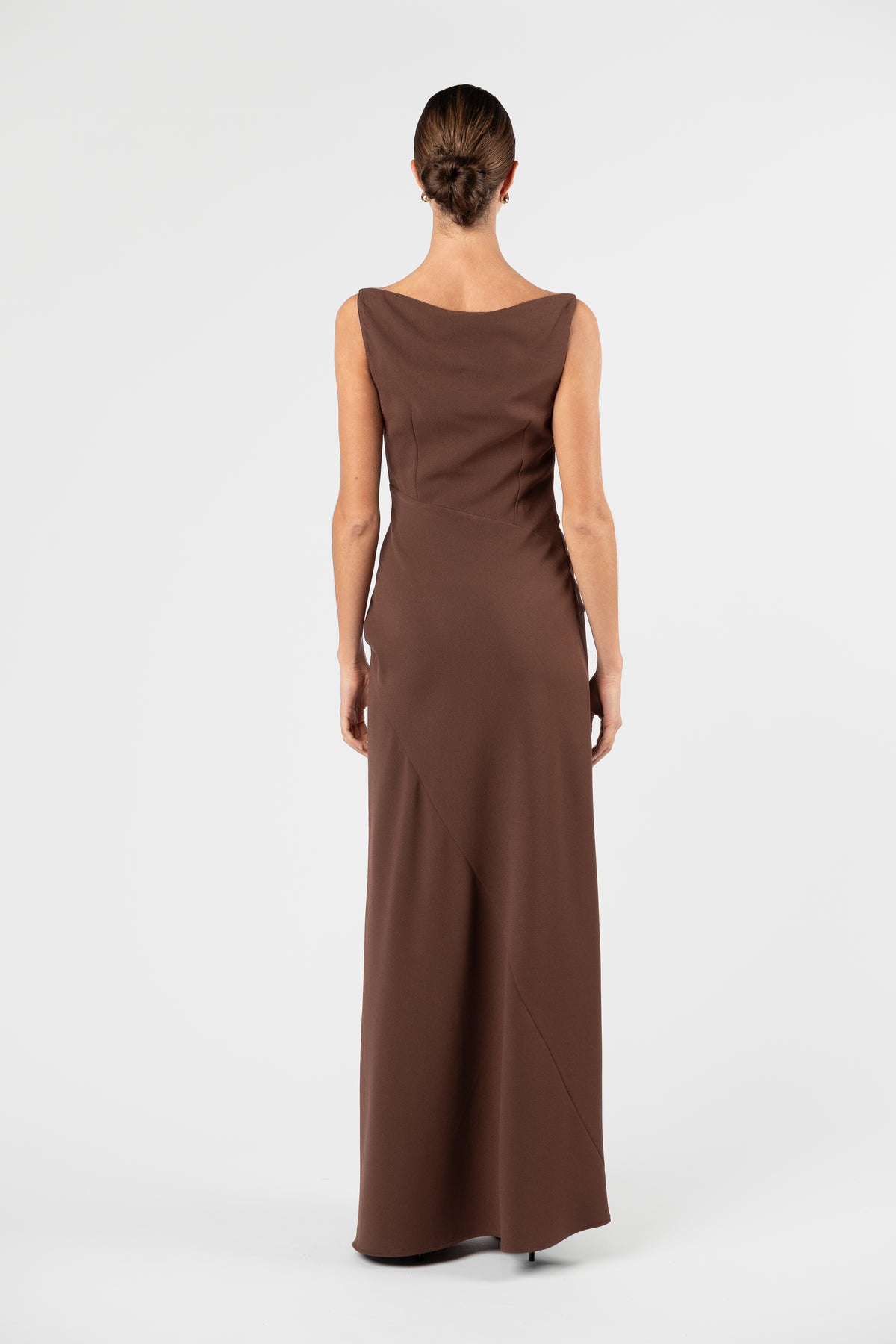 One Fell Swoop Dégagé Maxi Dress - Moccona