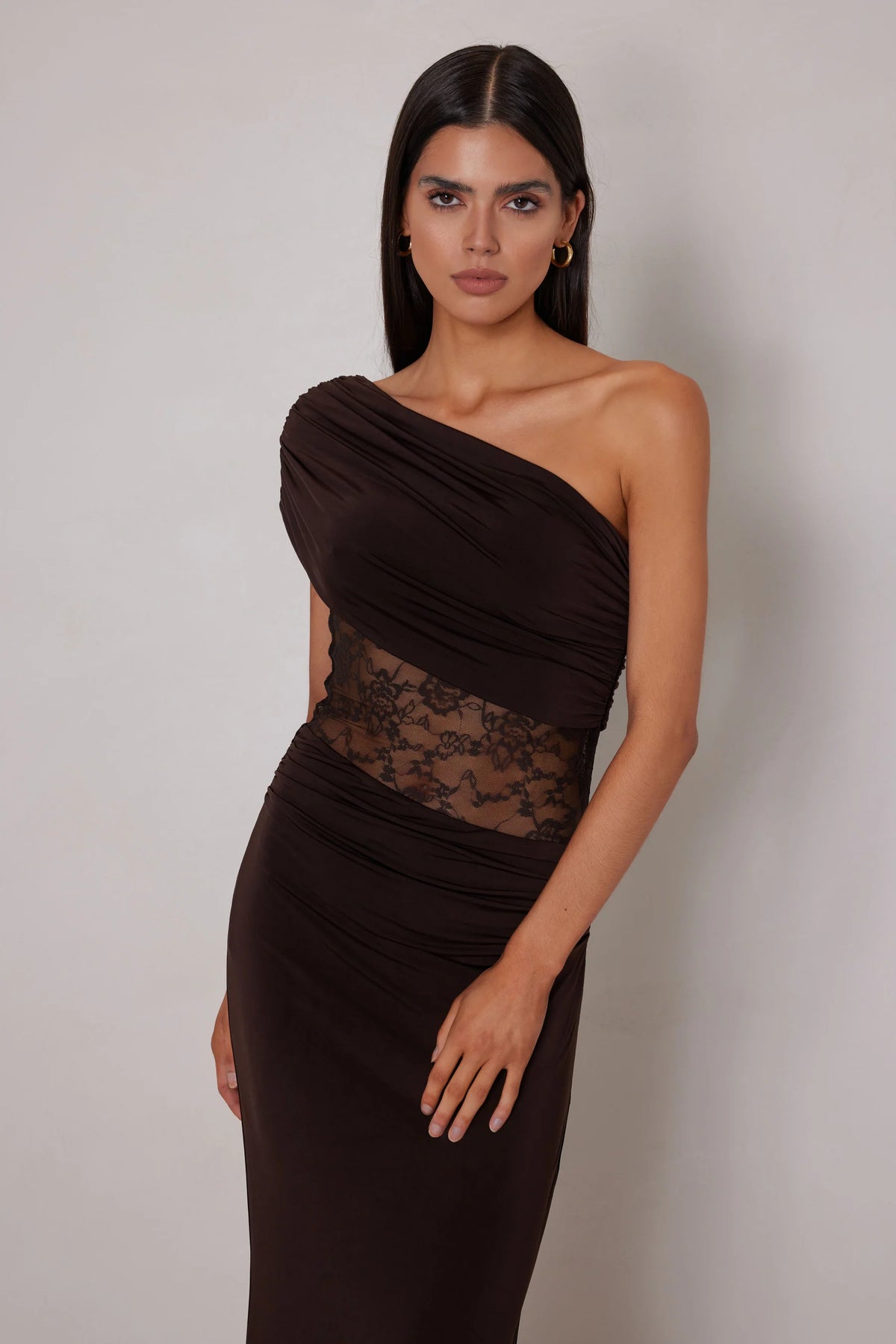 Elle Zeitoune Luca Dress - Espresso