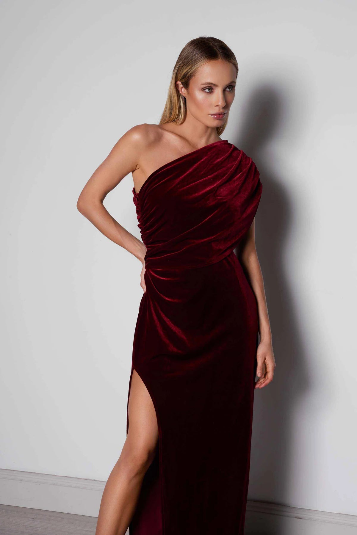 Elle Zeitoune Luna Dress - Wine