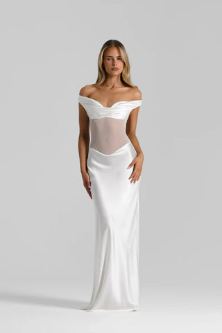 Natalie Rolt Gwyneth Gown - White