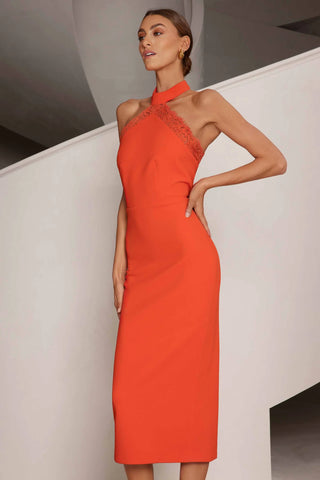 Elle Zeitoune Madeline Dress - Tangerine