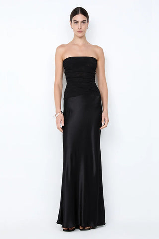 Bec & Bridge Millah Strapless Dress - Black