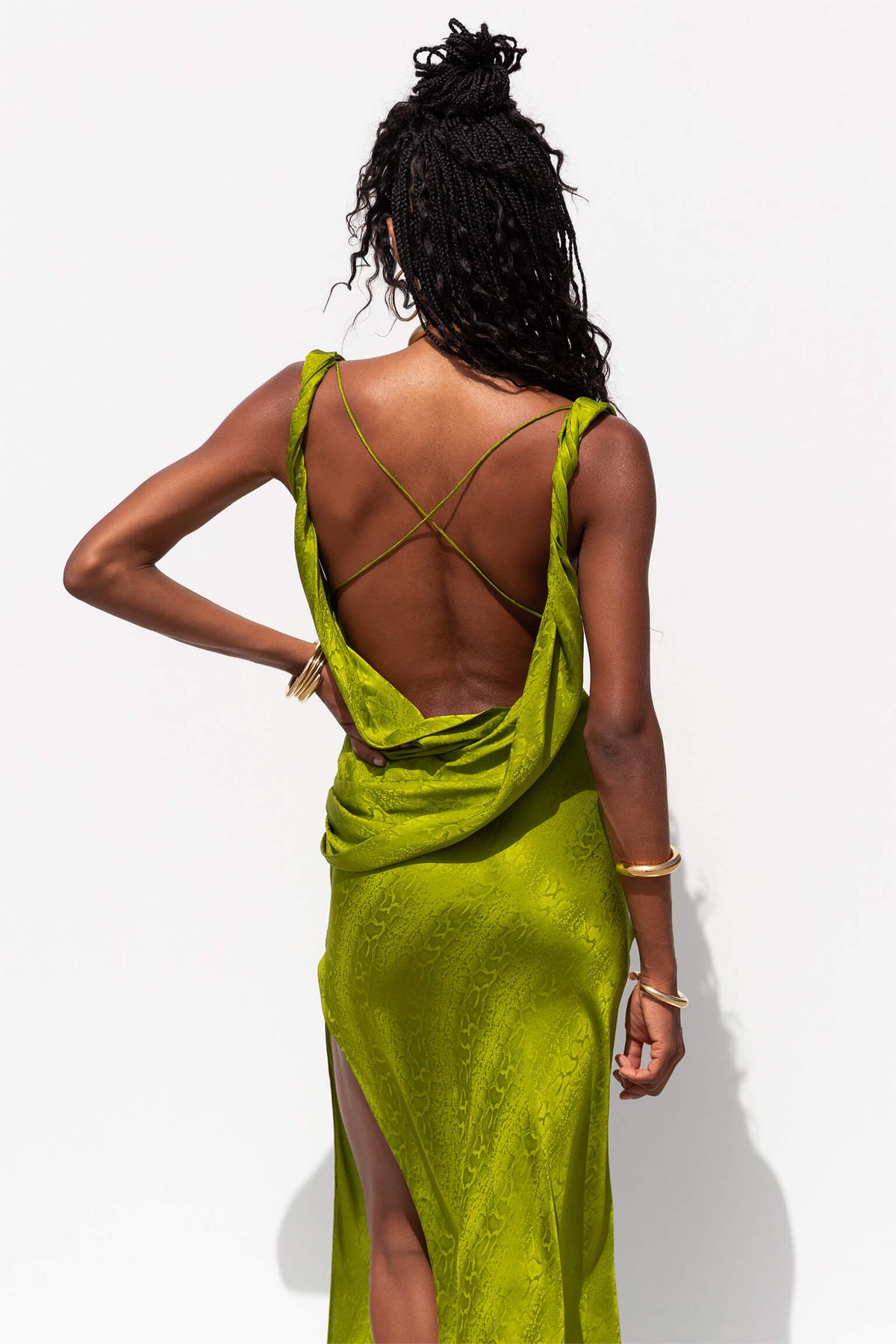Rat & Boa Navarra Dress - Lime - Dress Hire AU Rat & Boa Navarra Dress - Lime - Dress Hire AU