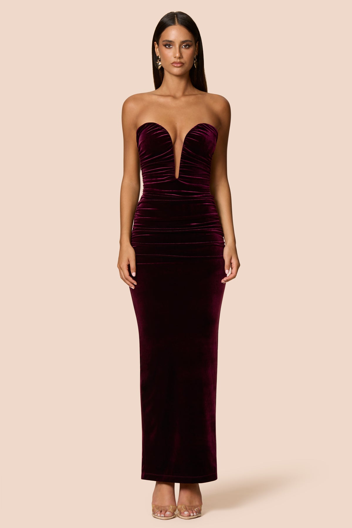 Nookie Nina Gown - Mulberry