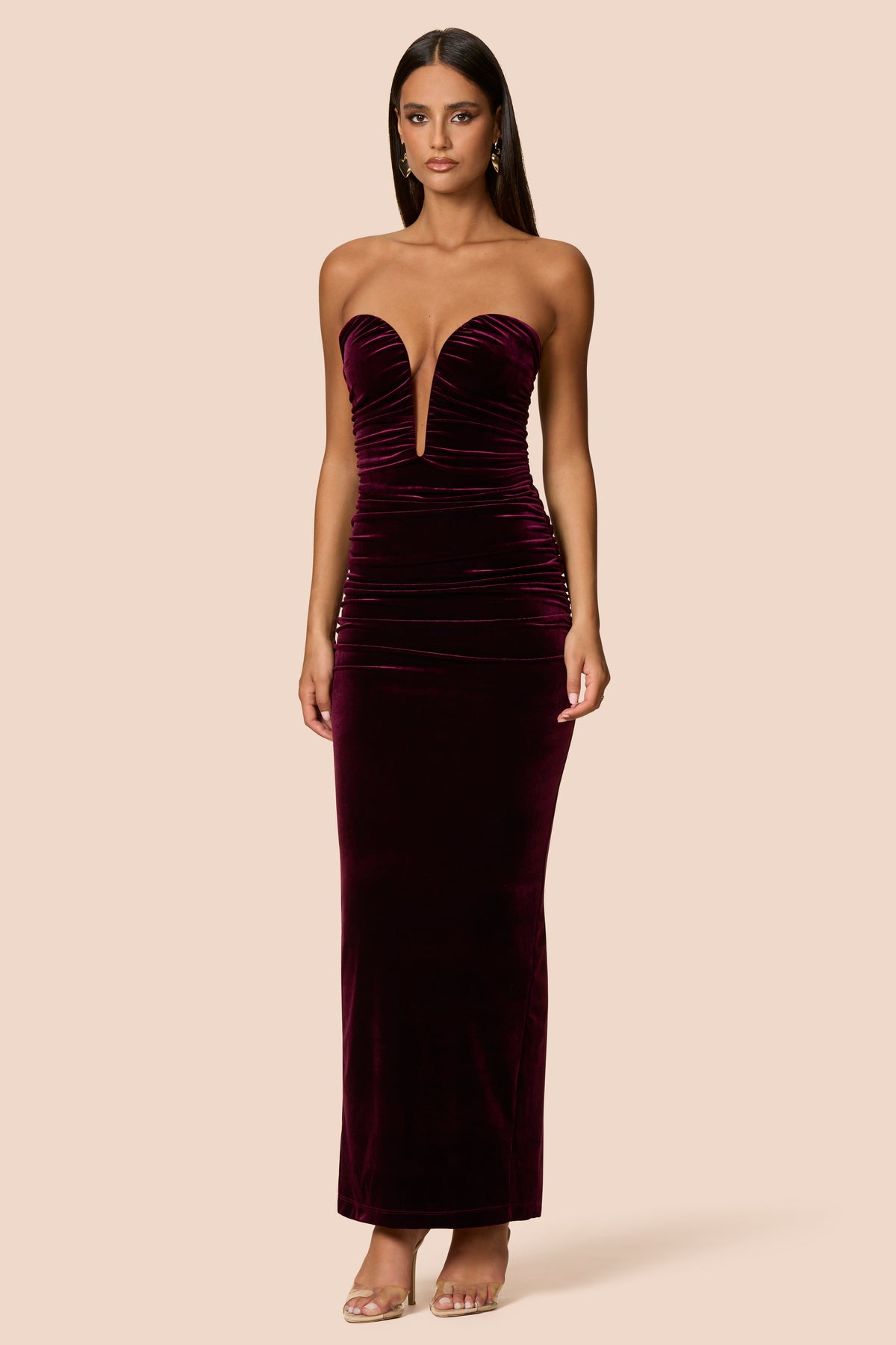 Nookie Nina Gown - Mulberry