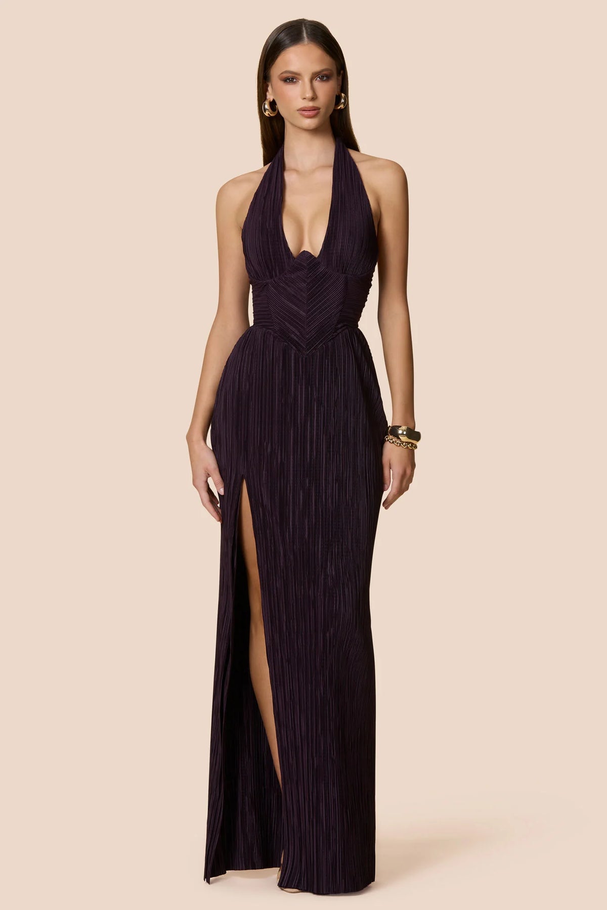 Nookie Belleza Gown - Plum