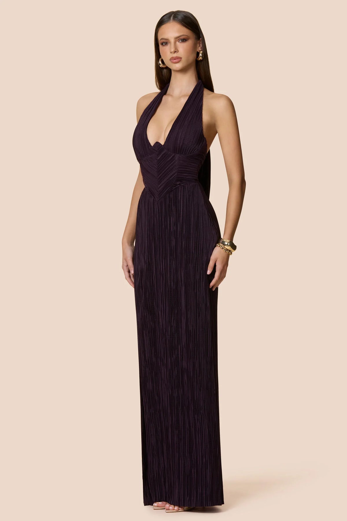 Nookie Belleza Gown - Plum