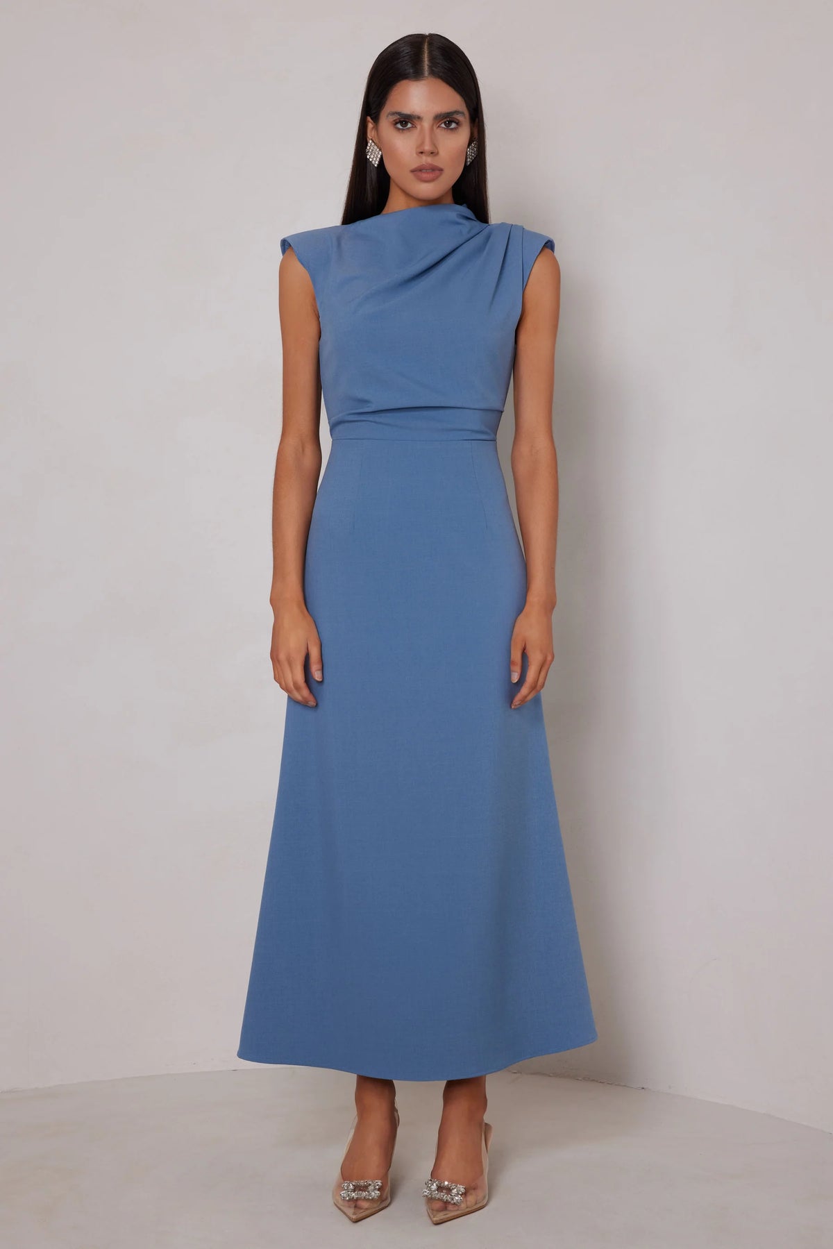 Elle Zeitoune Nia Dress - Dusk Blue