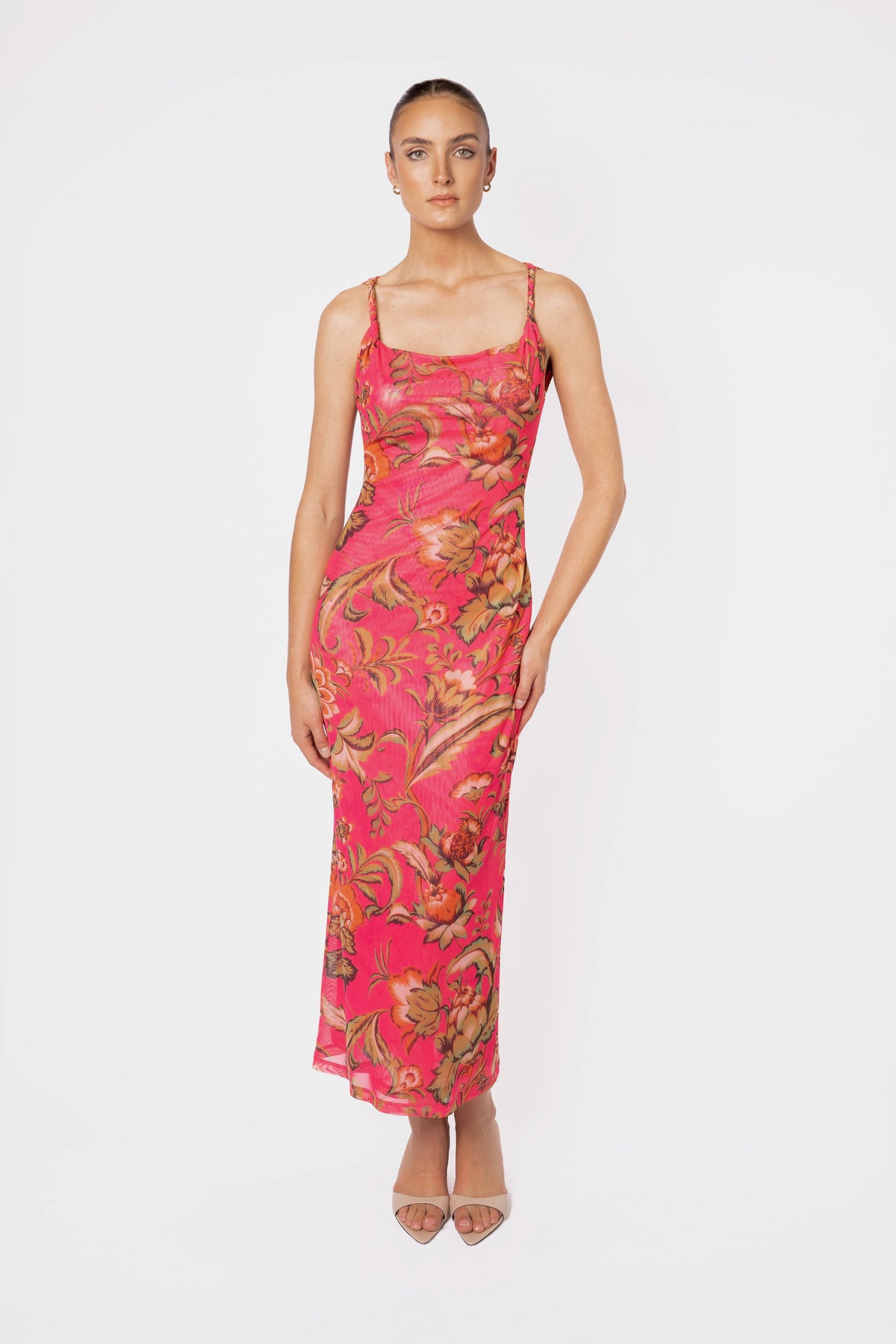 One Fell Swoop Torto Tank Dress - Pink Parrot