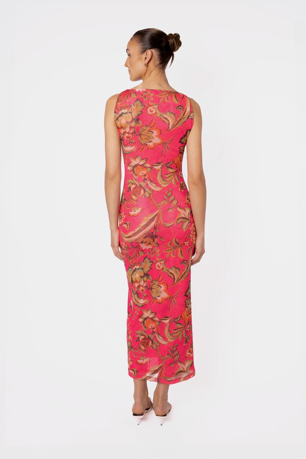 One Fell Swoop Torto Tank Dress - Pink Parrot