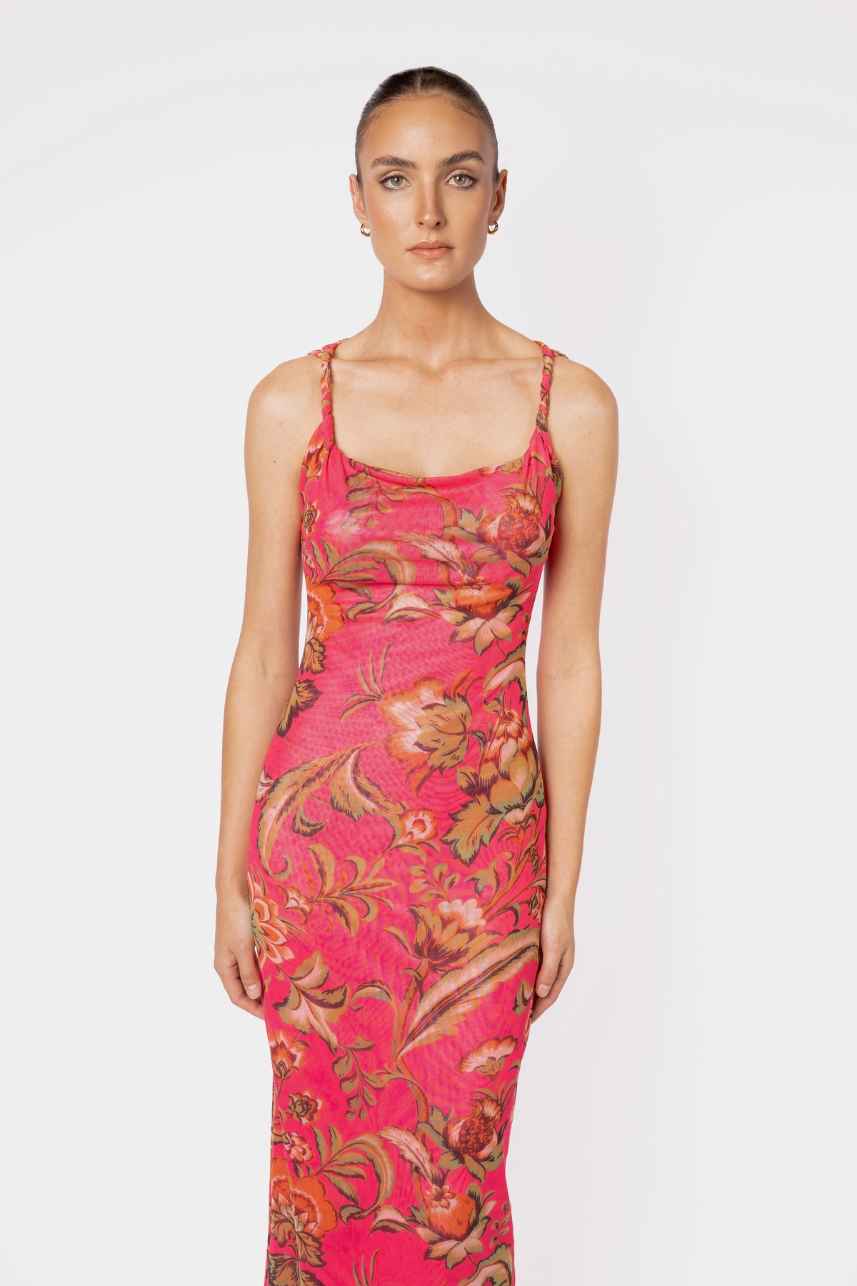 One Fell Swoop Torto Tank Dress - Pink Parrot