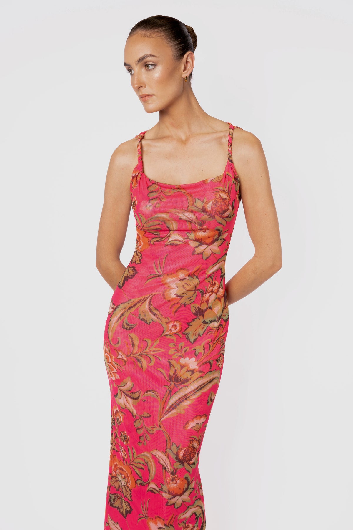 One Fell Swoop Torto Tank Dress - Pink Parrot