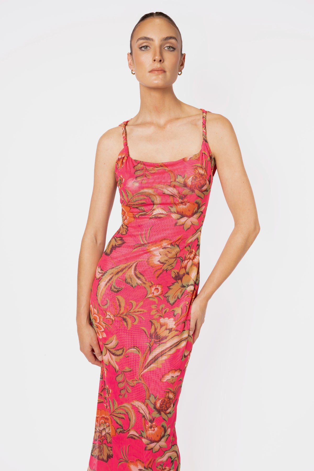One Fell Swoop Torto Tank Dress - Pink Parrot