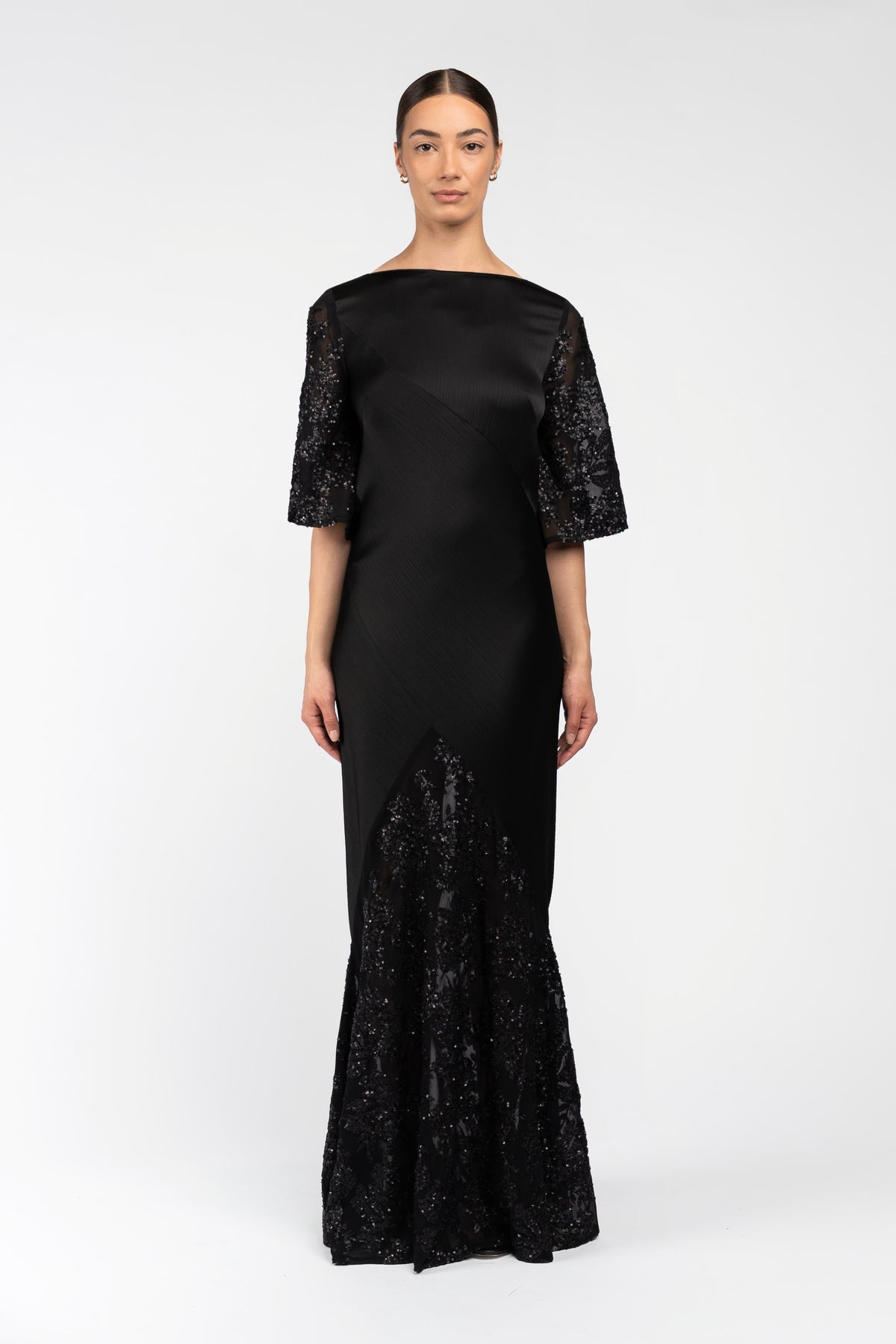 One Fell Swoop Moni Gown - Noir Éclat