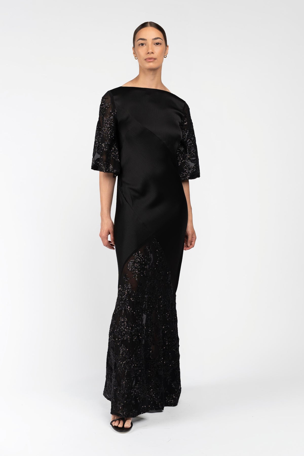 One Fell Swoop Moni Gown - Noir Éclat