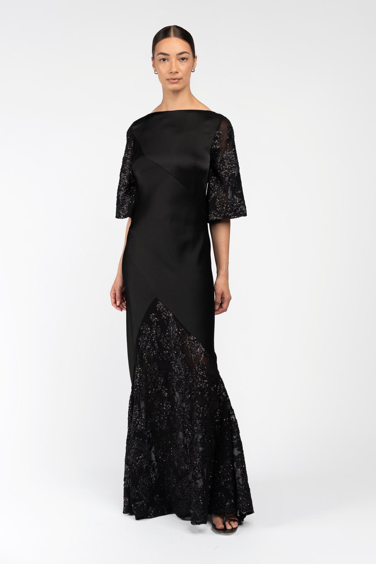 One Fell Swoop Moni Gown - Noir Éclat