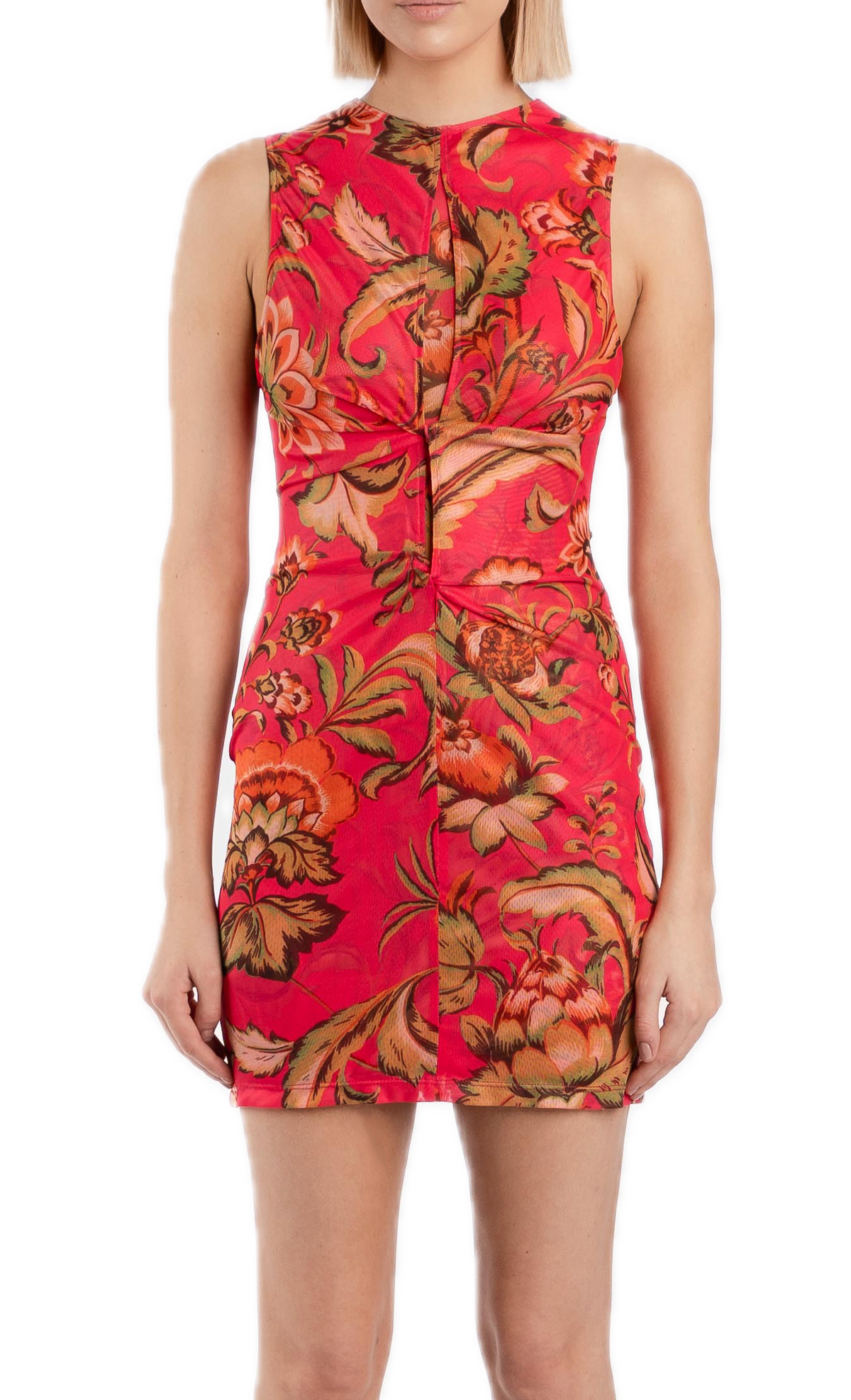 One Fell Swoop Malah Mini Dress - Pink Parrot