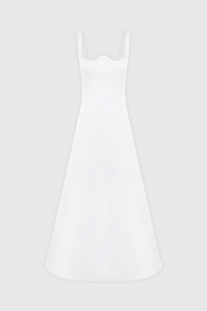 Leo Lin Odette Midi Dress - Snow