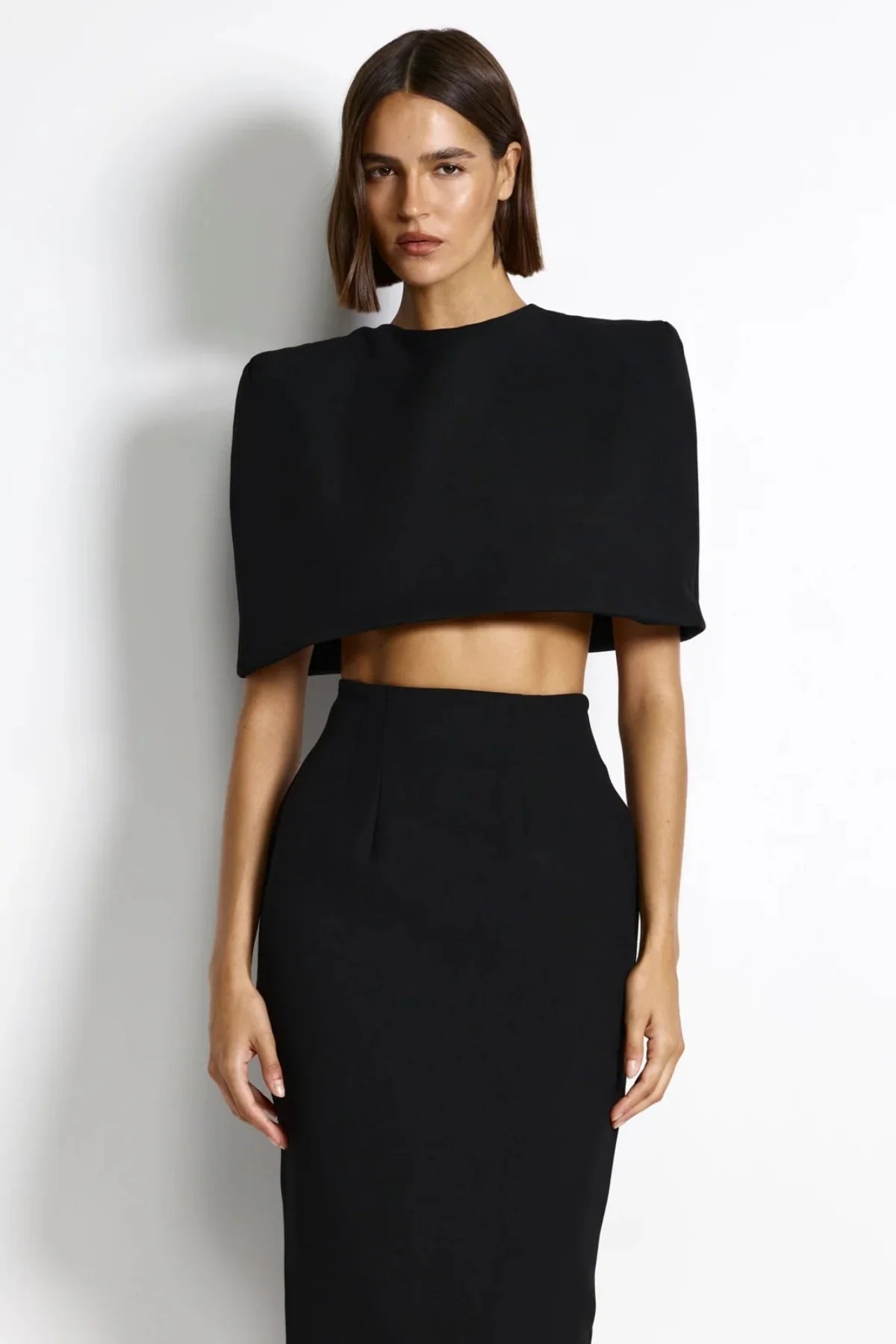 Effie Kats Olympia Cape - Black