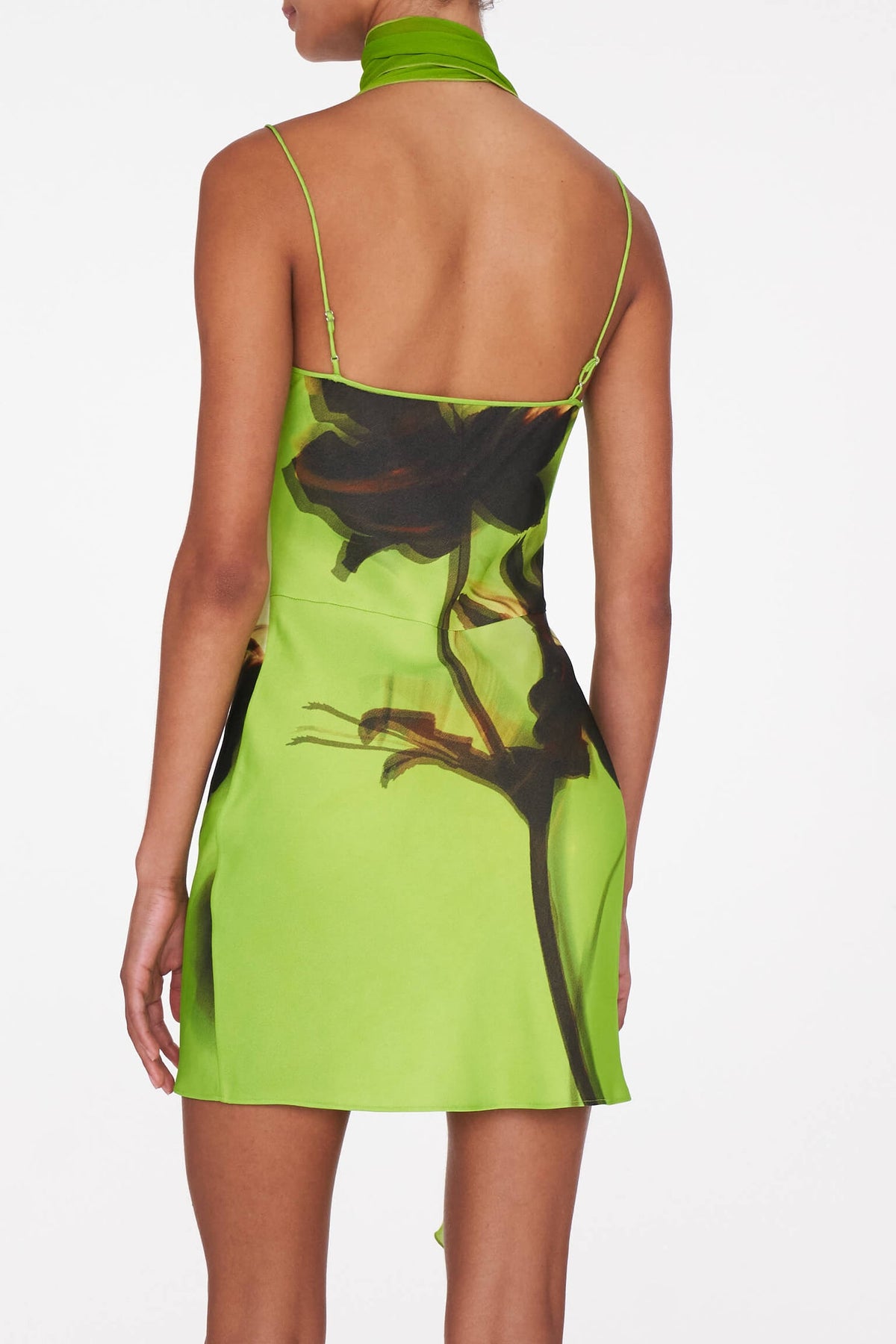 Rat & Boa Orisha Mini Dress - Green Flower - Dress Hire AU Rat & Boa Orisha Mini Dress - Green Flower - Dress Hire AU