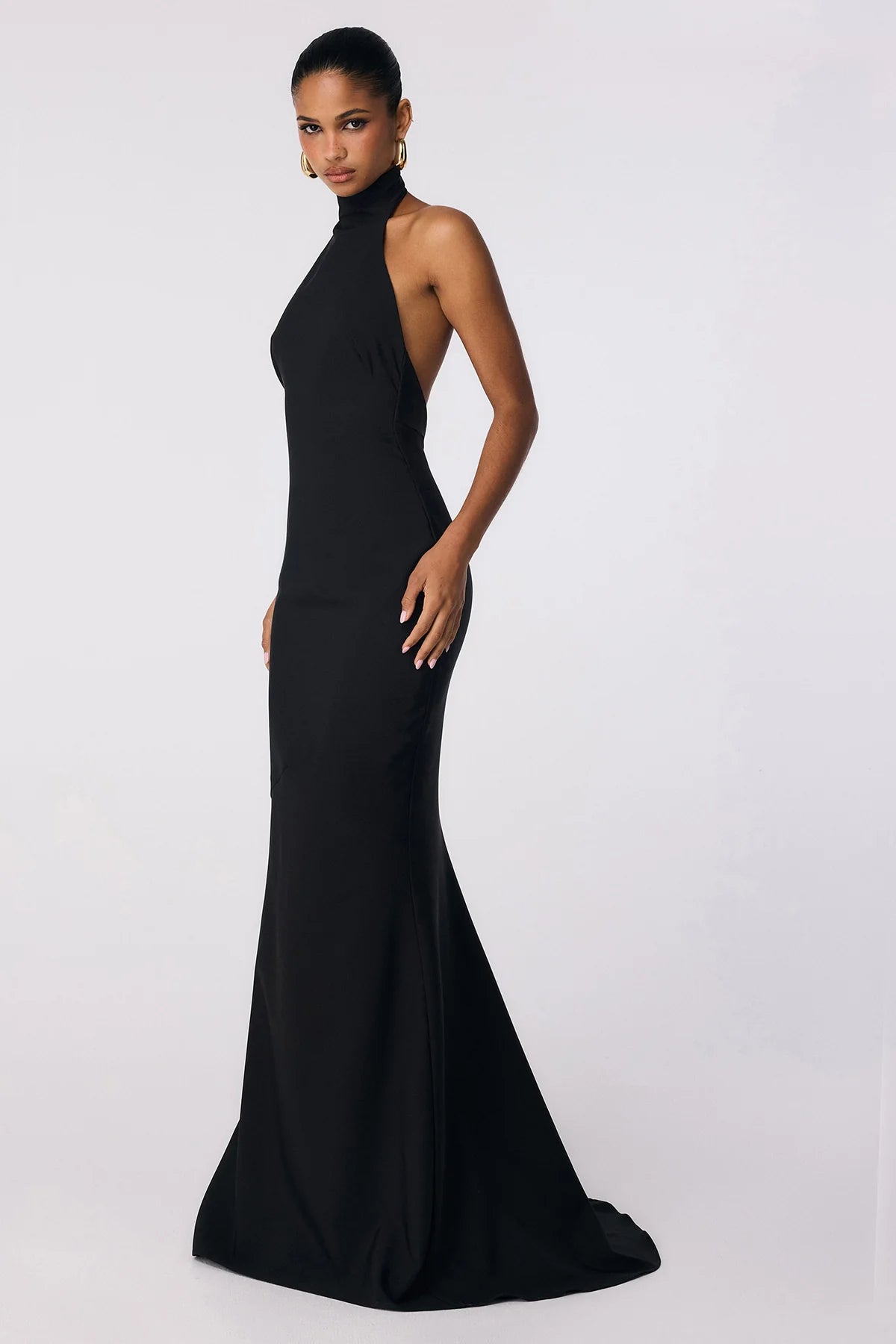 Nookie Palais Halter Gown - Black