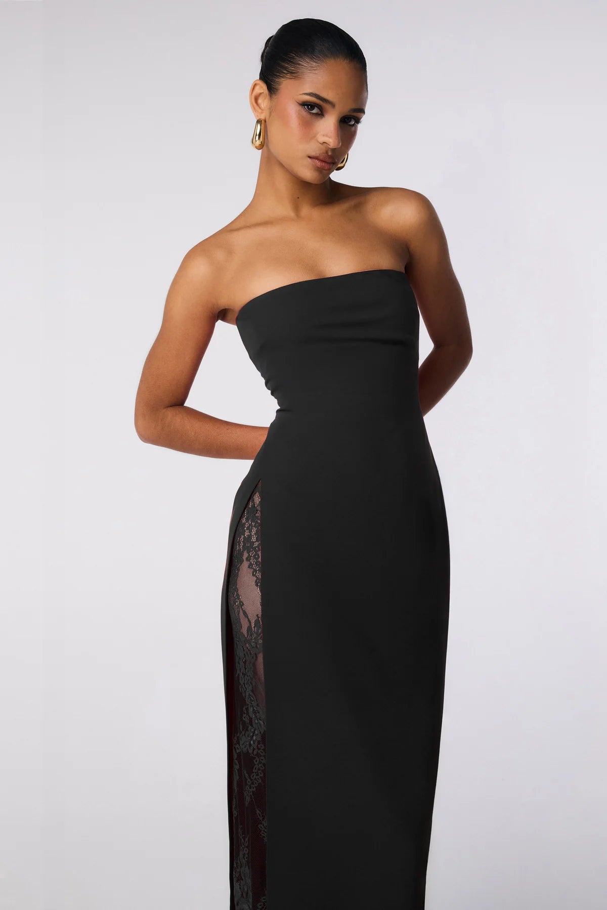Nookie Palais Strapless Gown - Black