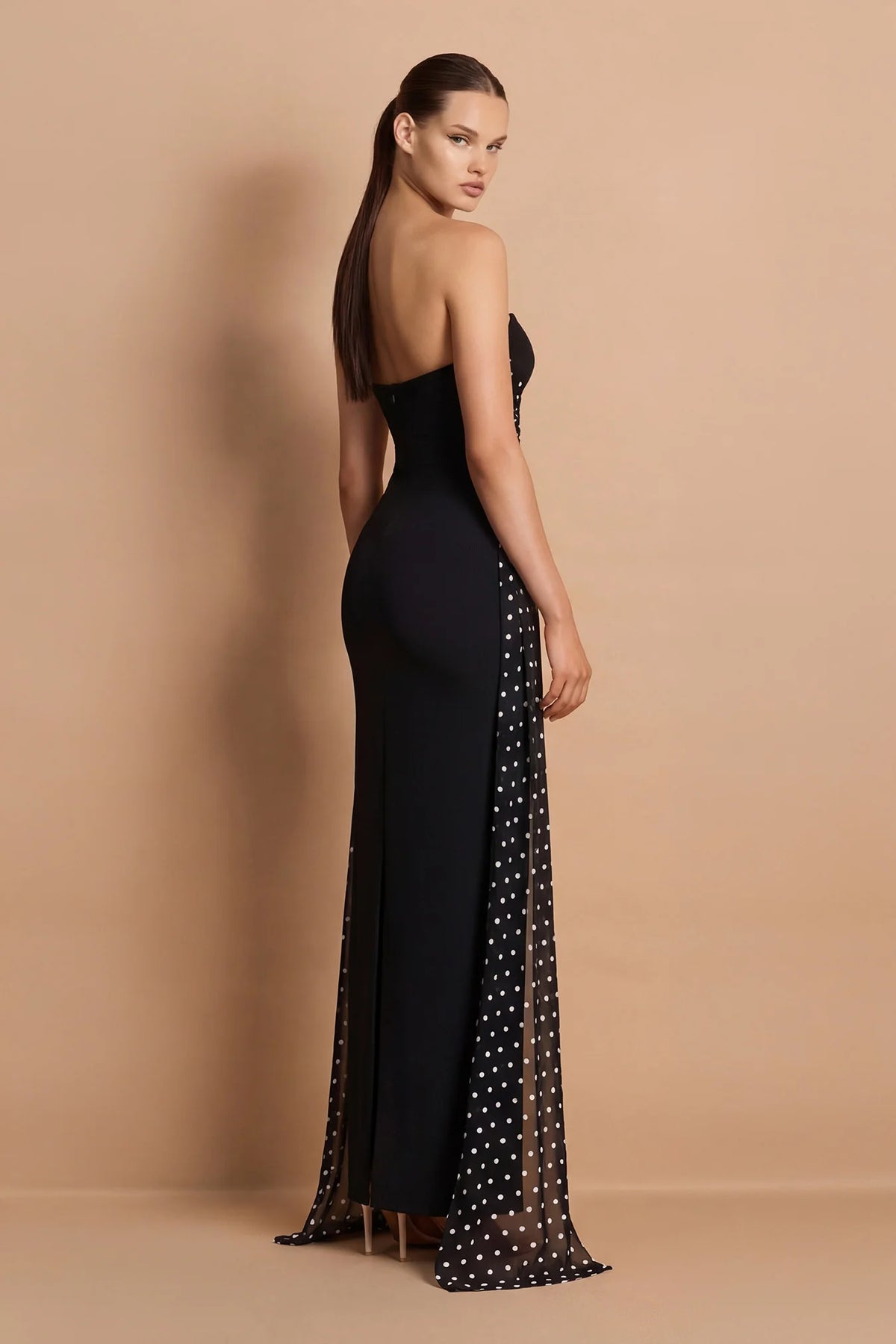 Nookie Paloma Strapless Maxi Dress - Black