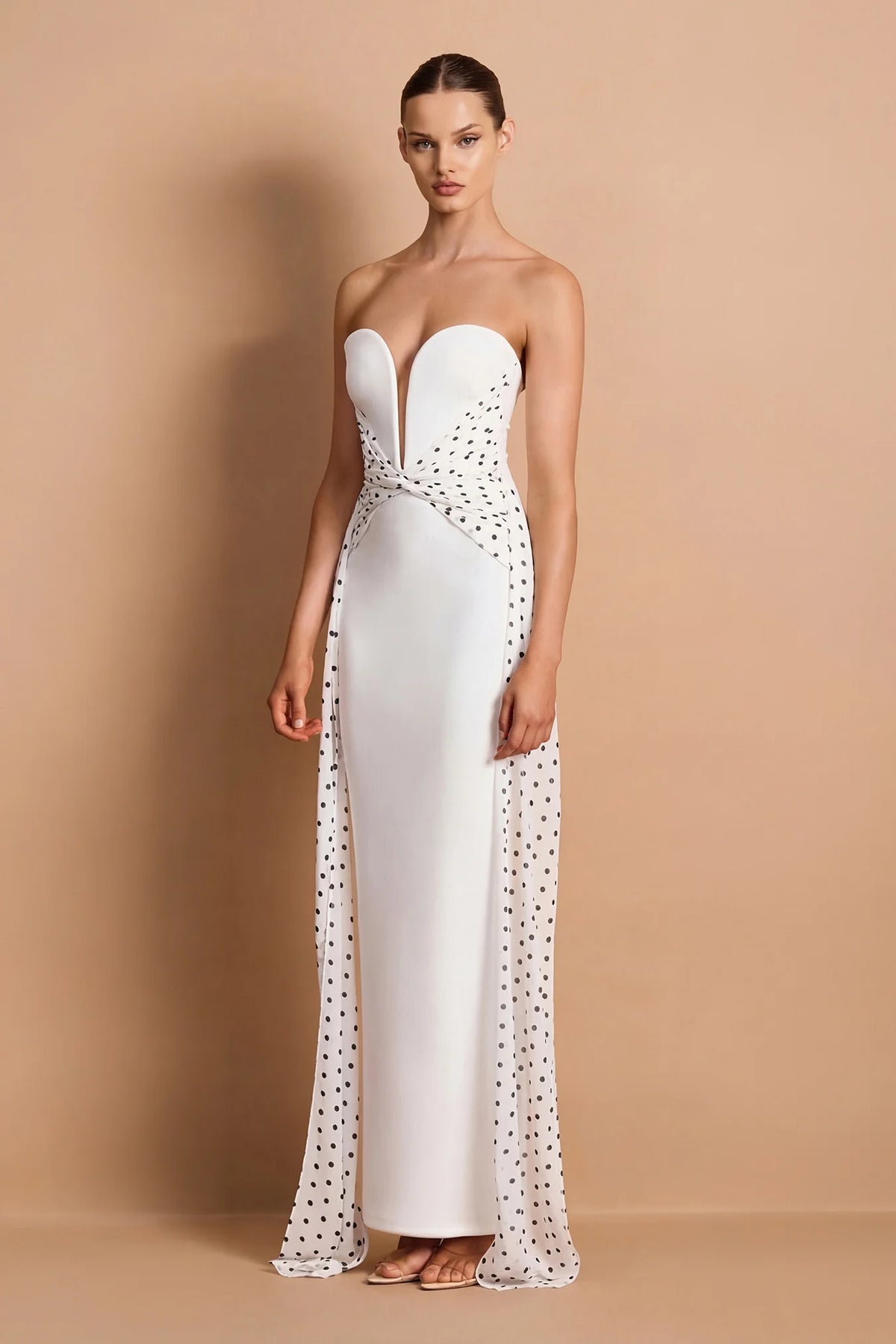 Nookie Paloma Strapless Maxi Dress - Ivory