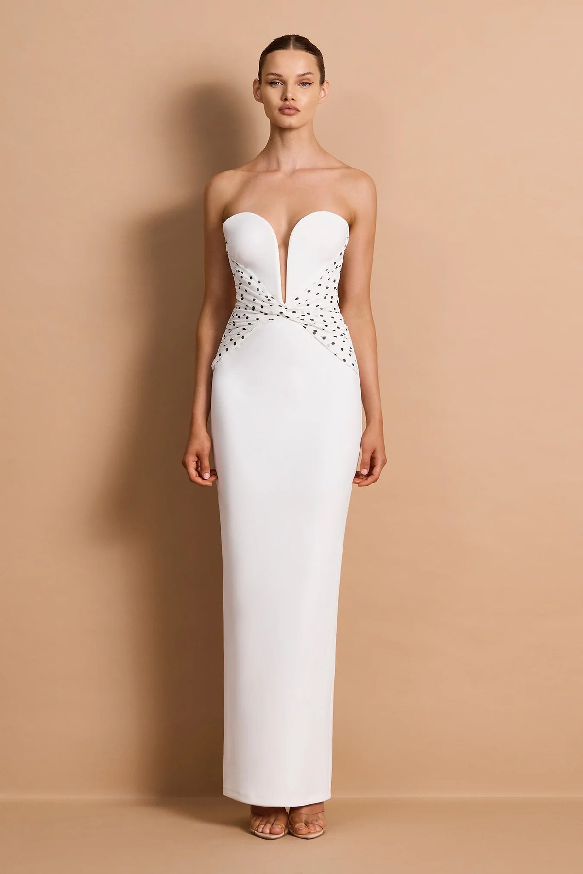 Nookie Paloma Strapless Maxi Dress - Ivory