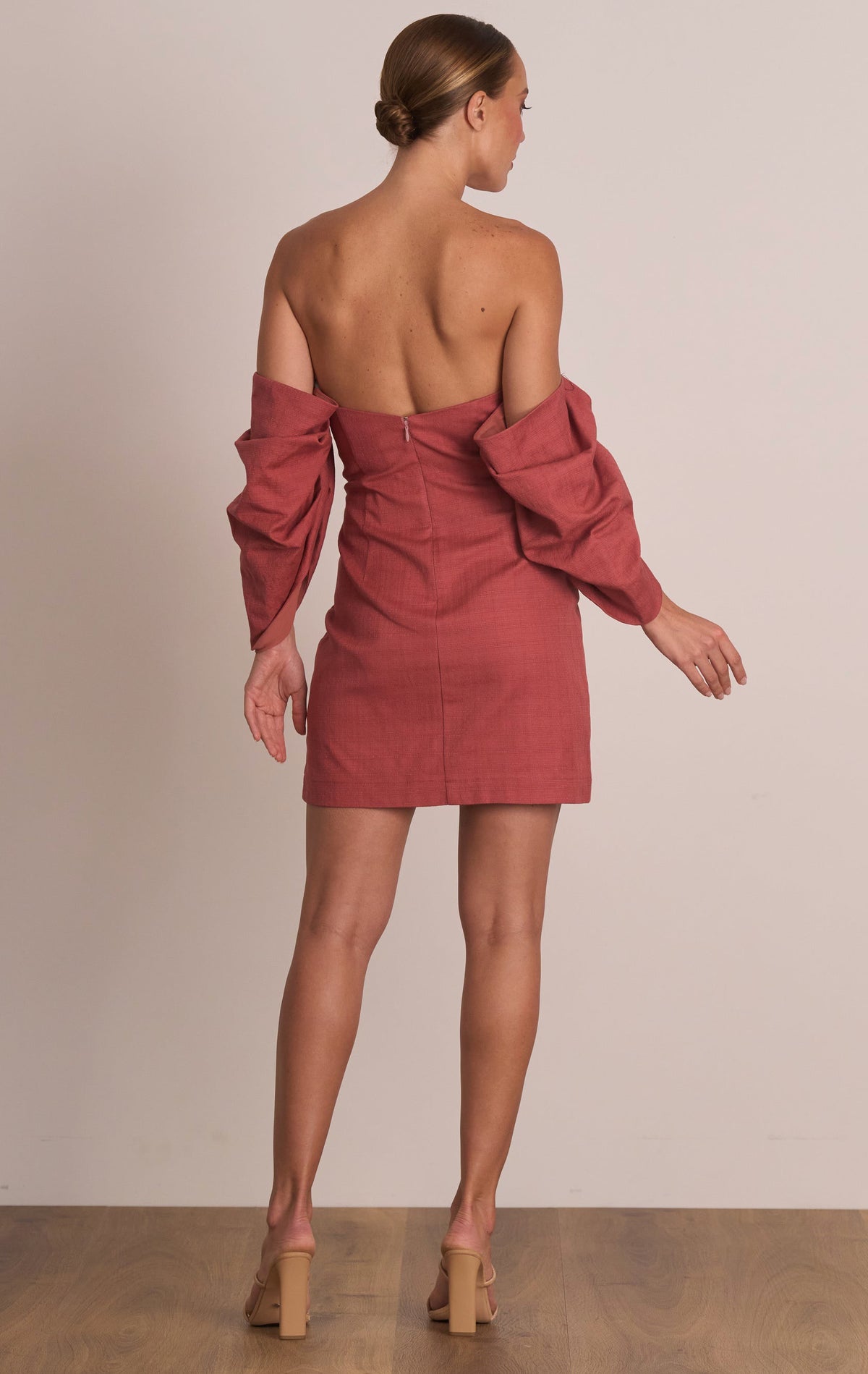 Pasduchas Platinum Party Dress - Rosewood