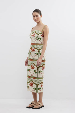 Pasduchas Vida Midi Dress - Fiesta