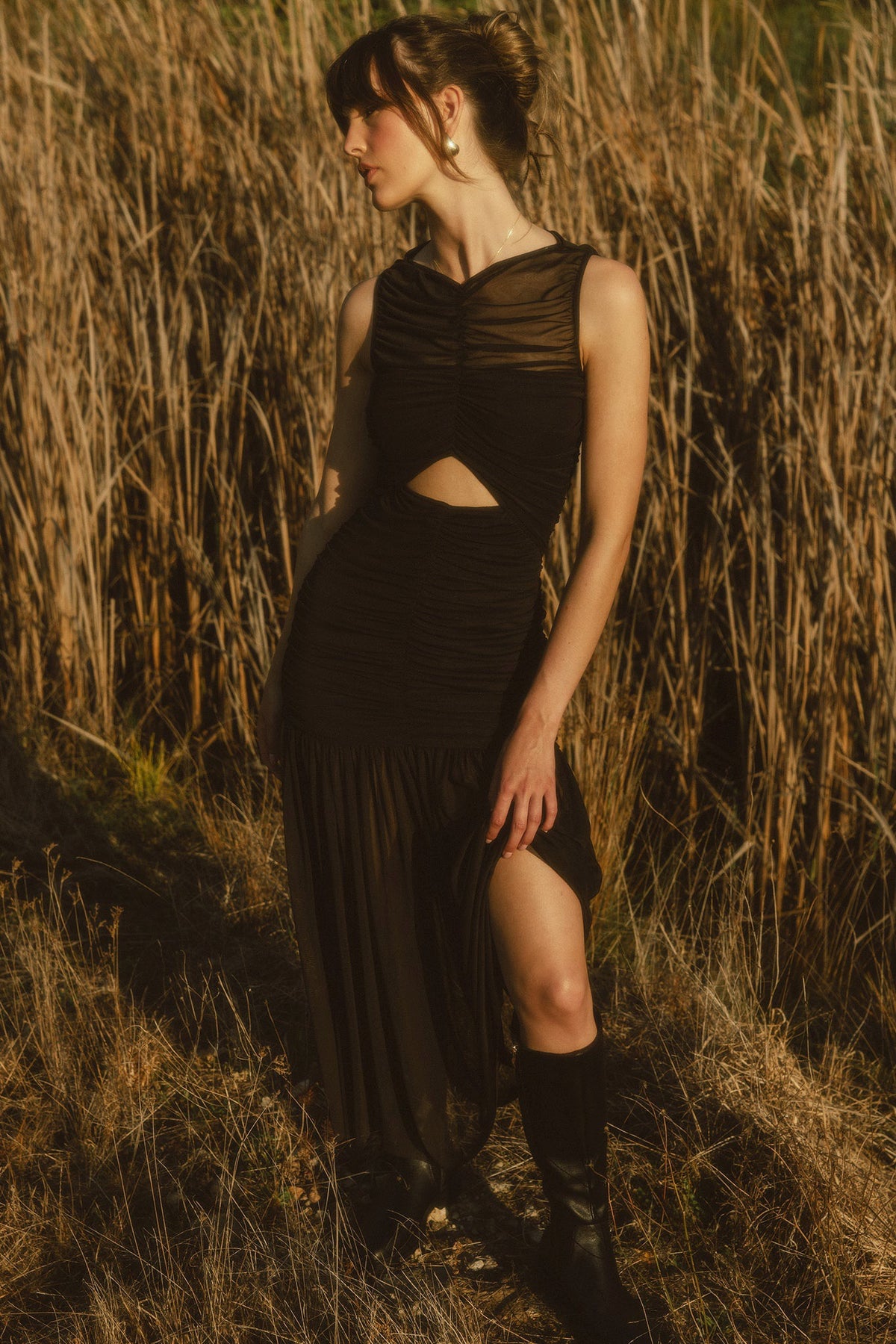 Pasduchas Lunar Hourglass Midi - Black