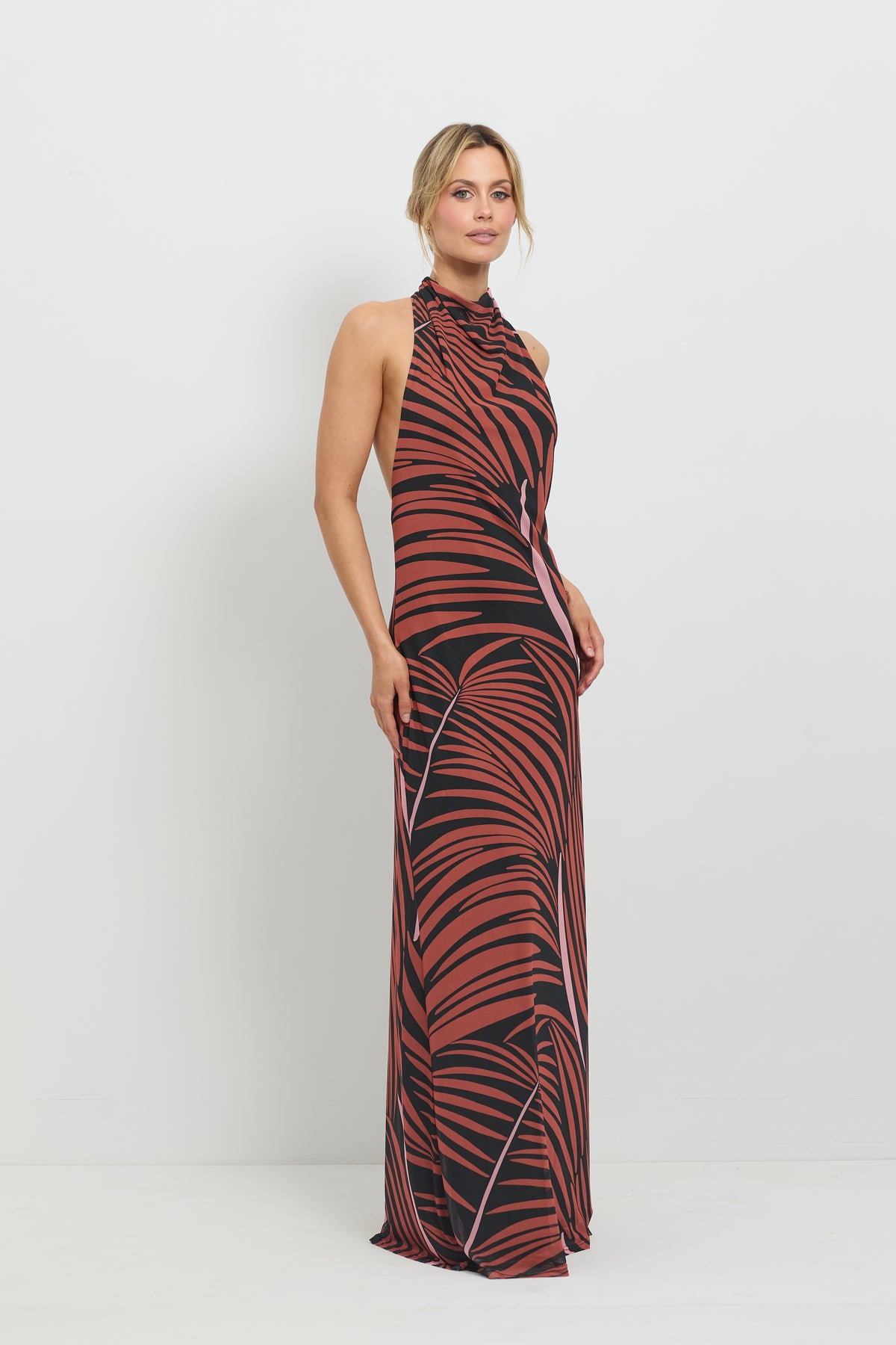 Pasduchas Tropico Funnel Maxi Dress - Sundown