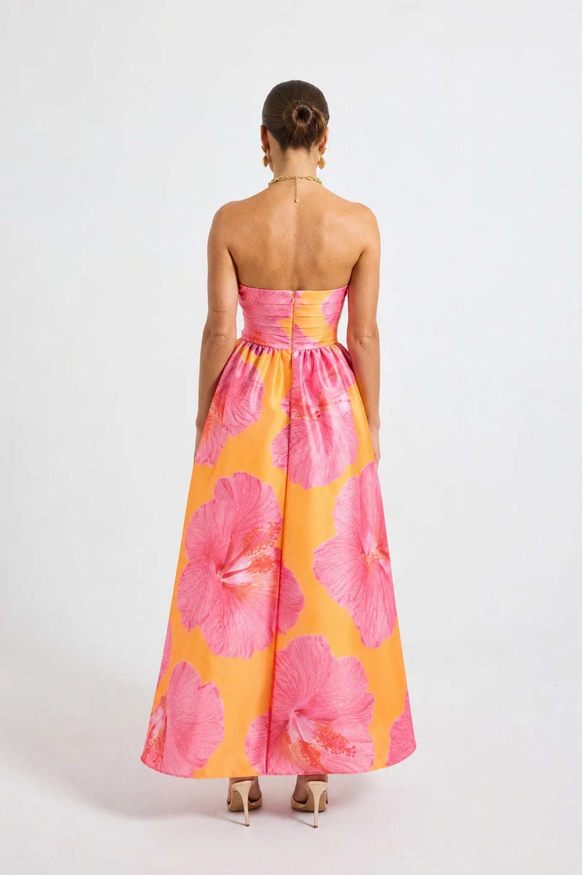 Pasduchas Kalani Strapless Midi Dress - Mango