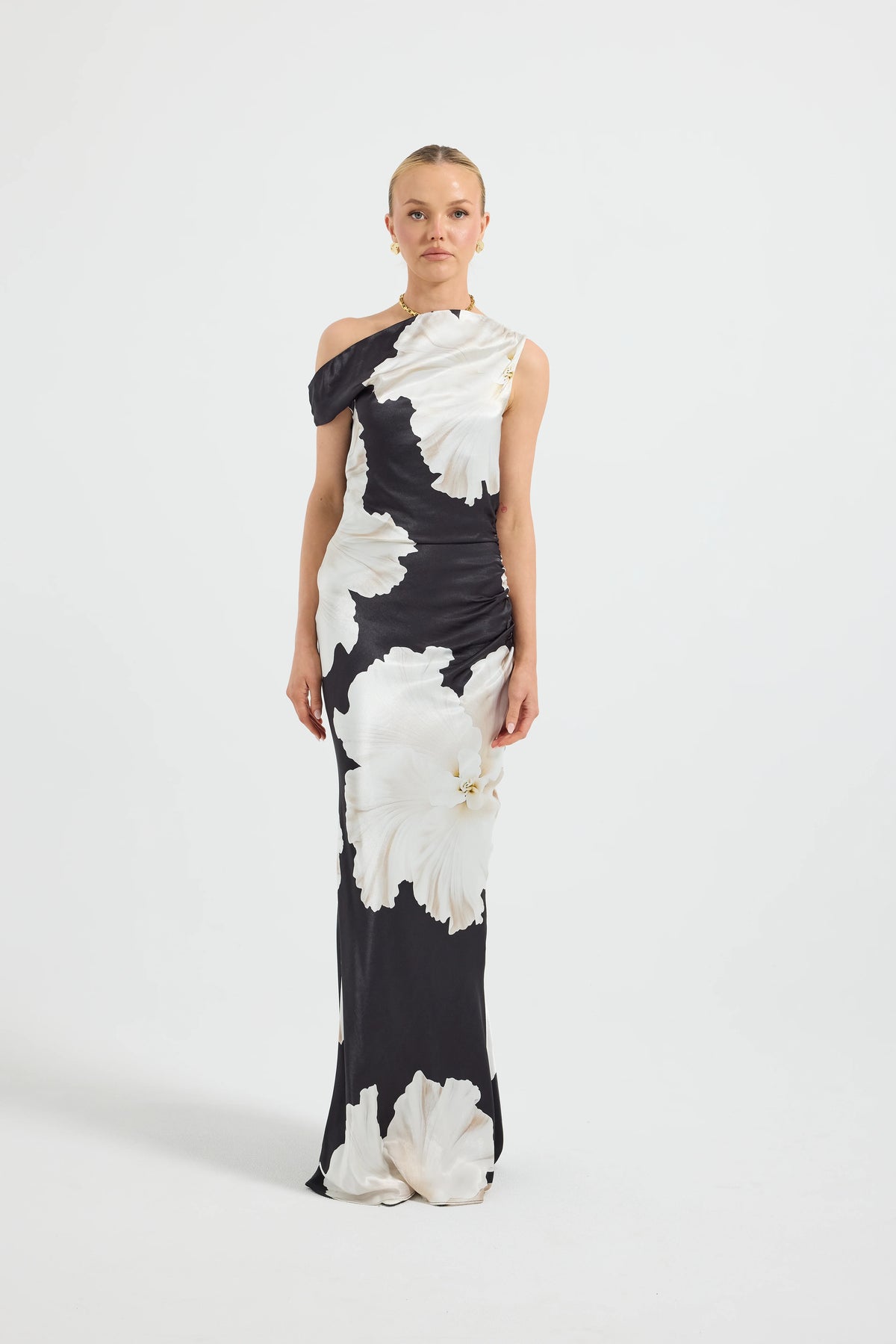 Pasduchas Finley Shoulder Maxi Dress - Midnight