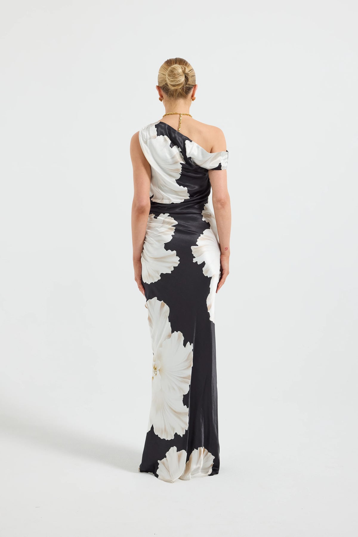 Pasduchas Finley Shoulder Maxi Dress - Midnight