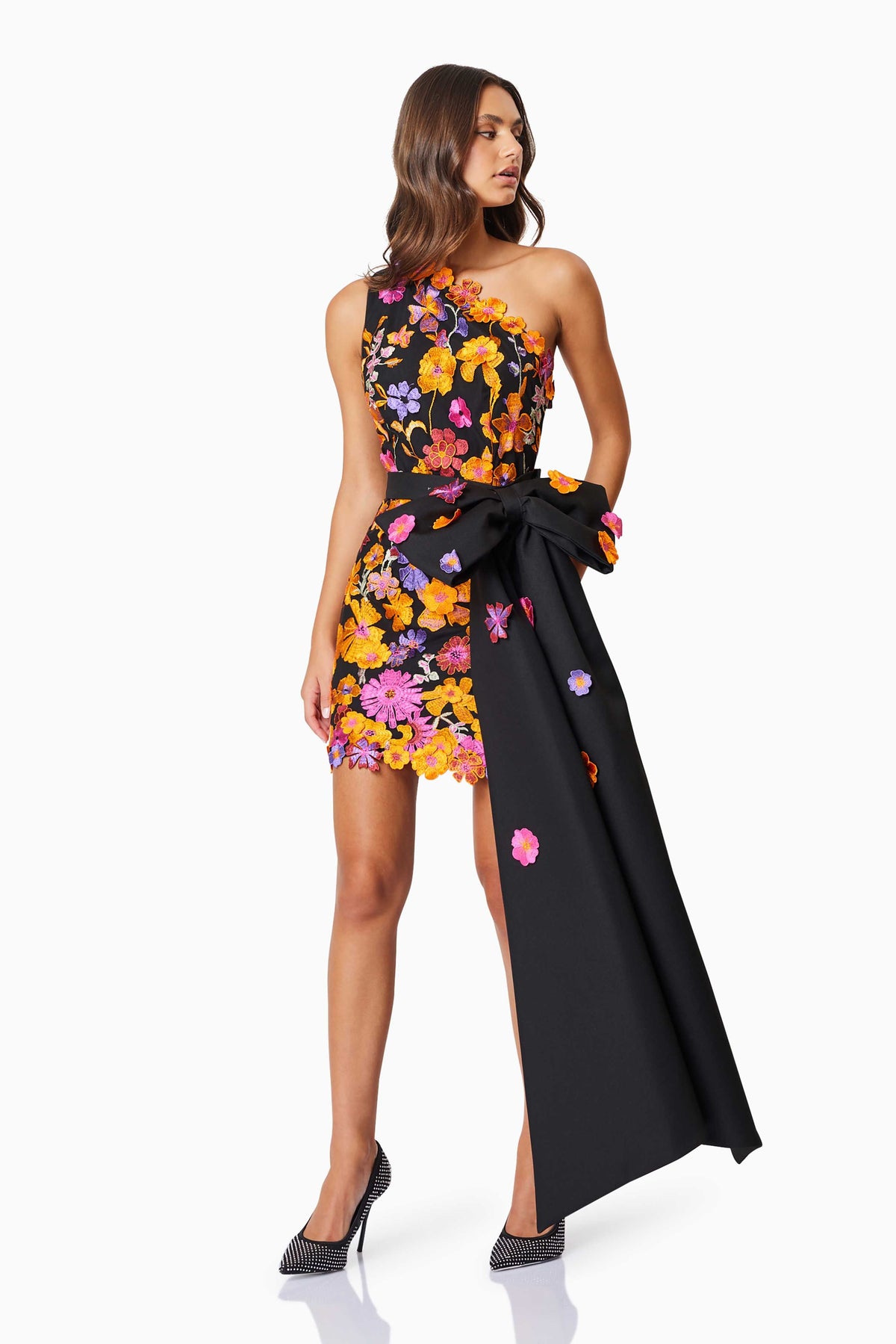 Elliatt Alessandra Party Dress - Orange Multi