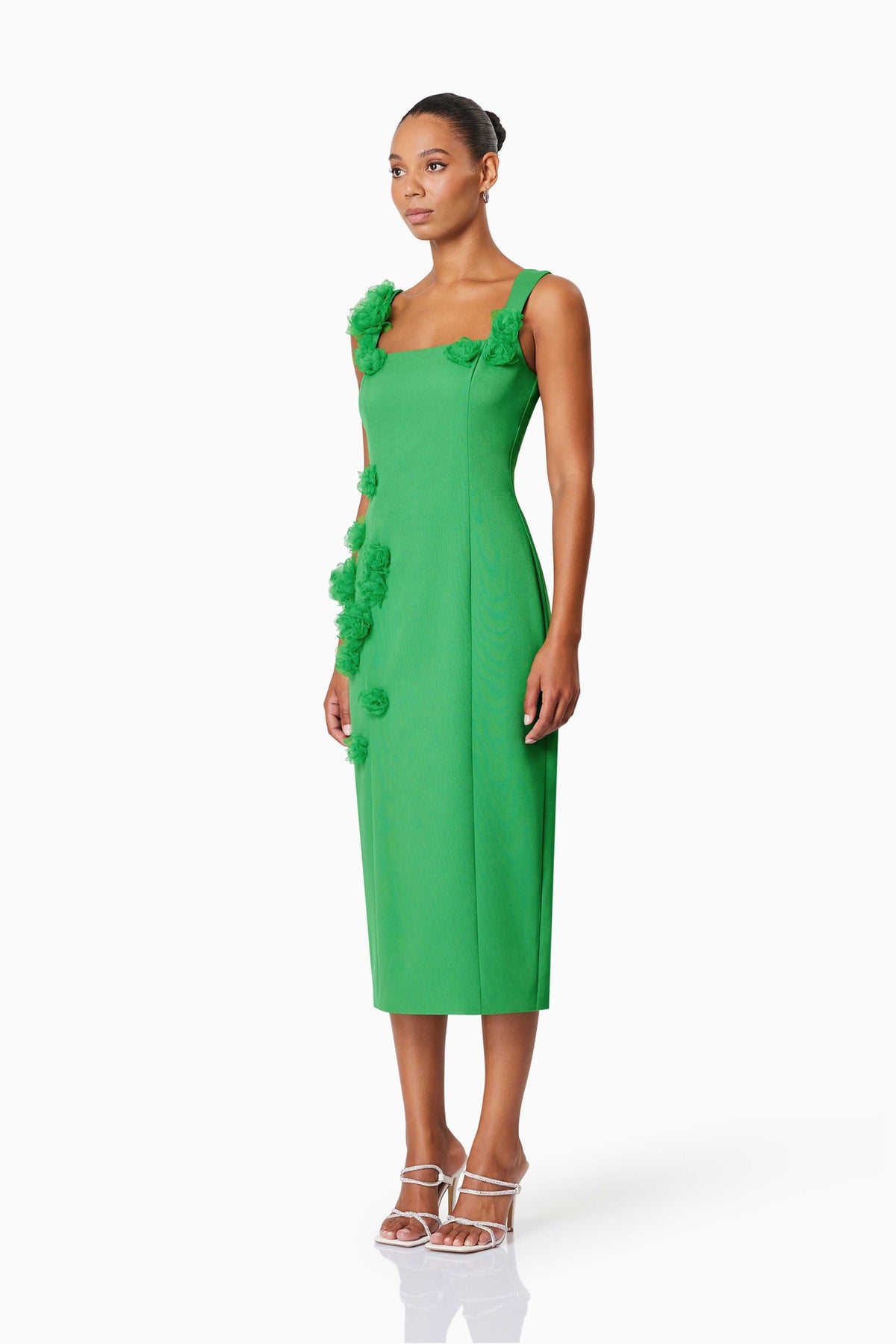 Elliatt Valeria Midi Dress - Green