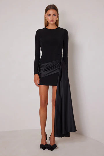 Elle Zeitoune Rumi Mini Dress - Black