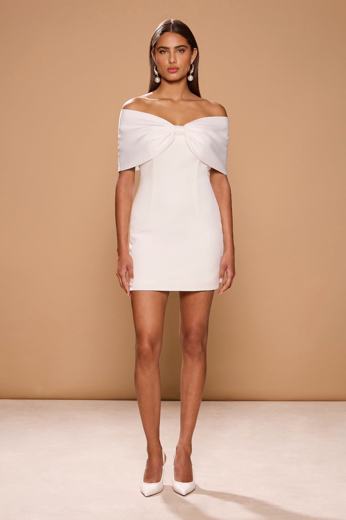 Sonya Belluno Mini Dress - White
