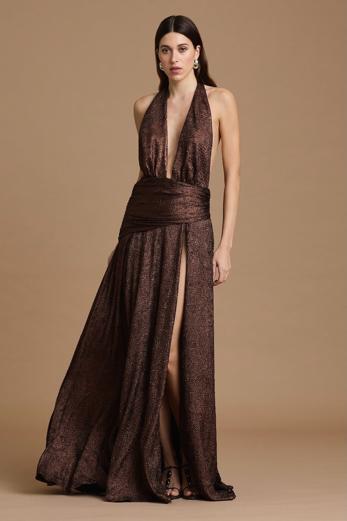 Sonya Zephyr Dress - Bronze
