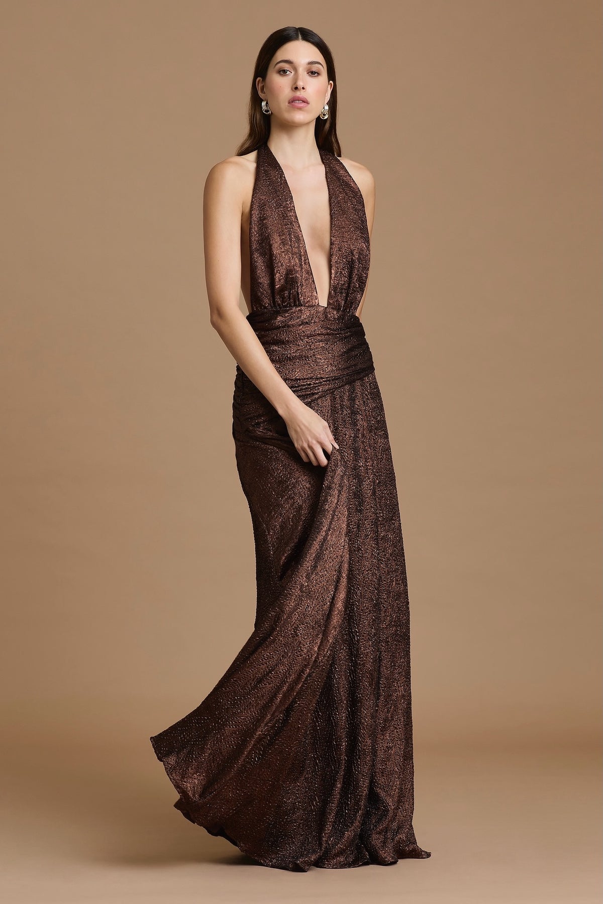 Sonya Zephyr Dress - Bronze