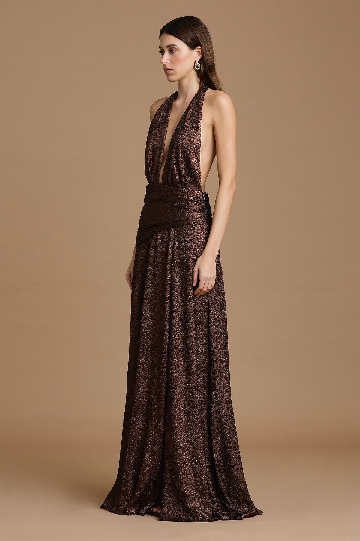 Sonya Zephyr Dress - Bronze