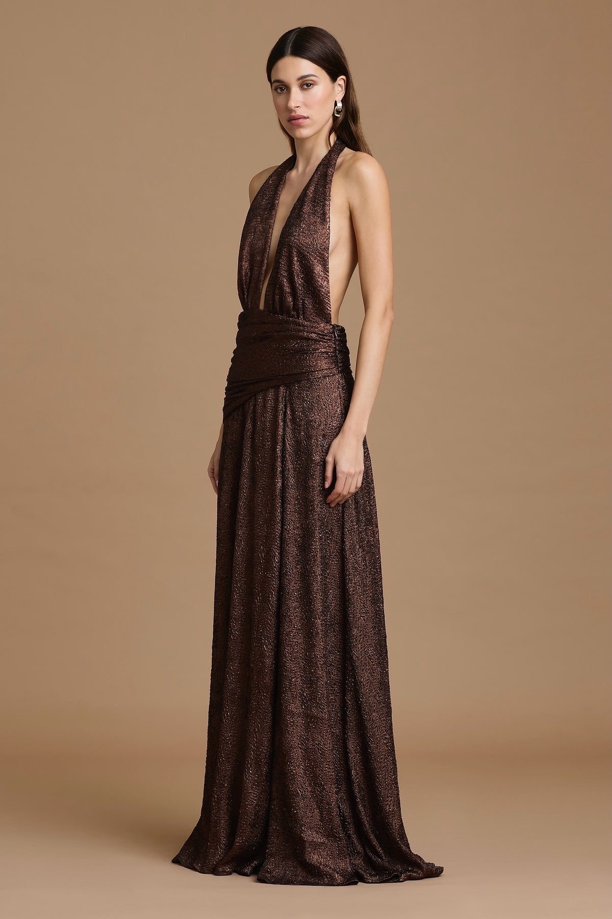 Sonya Zephyr Dress - Bronze