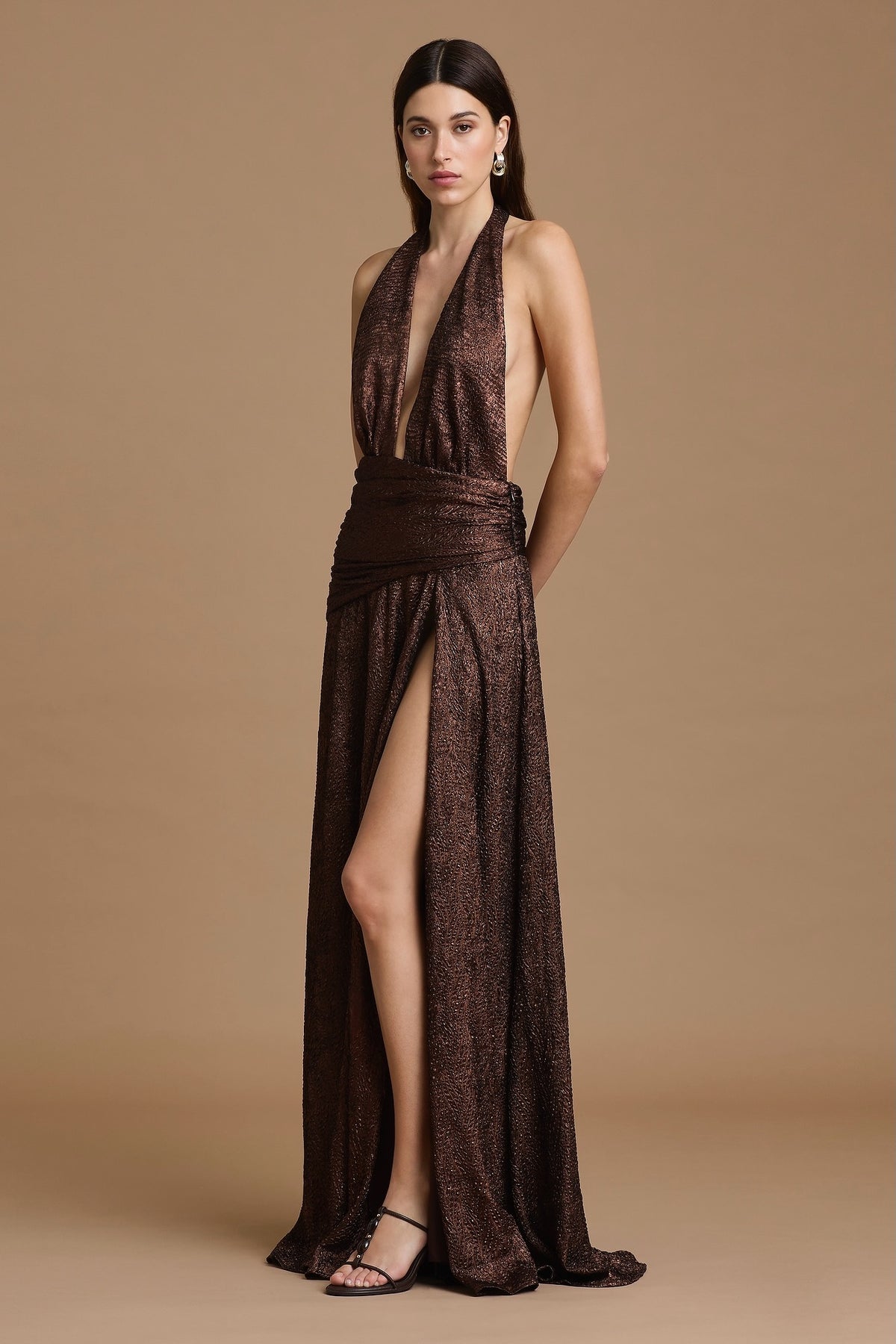 Sonya Zephyr Dress - Bronze